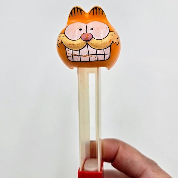 Garfield And Monster Pez Dispensers Made In Slovenia & Hungary Red Orange Read - Picture 7 of 14